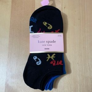 Kate Spade Horoscope Zodiac Graphic Print Socks Set NWT